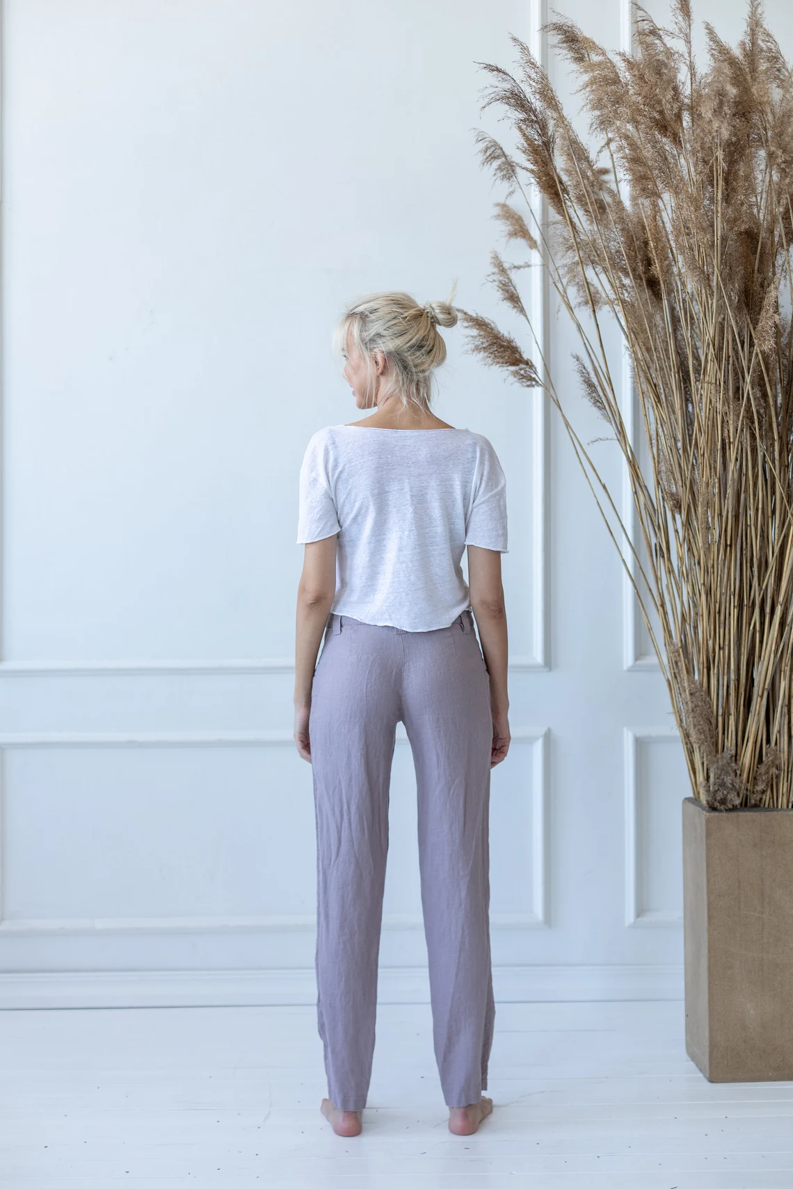 Hlače 1383 100% lan Hlače 1383 100% lan