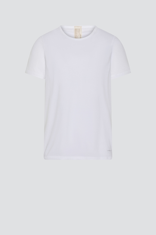 Moška spodnja majica KR iz eko bombaža BELA