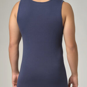 Moška spodnja majica iz eko bombaža MODRA