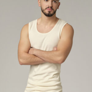 Moška spodnja majica iz eko bombaža NATUR