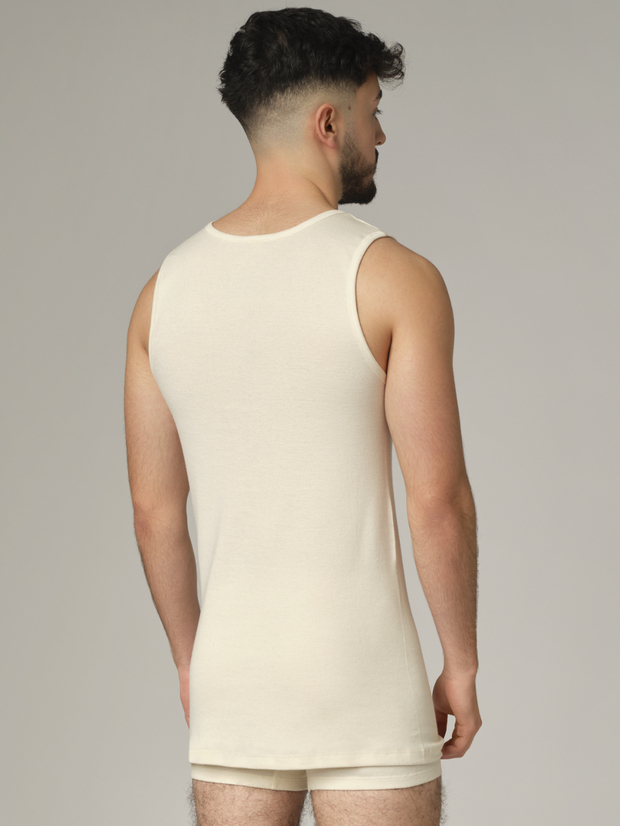 Moška spodnja majica iz eko bombaža NATUR