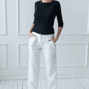 Hlače 1383 100% lan Hlače 1383 100% lan