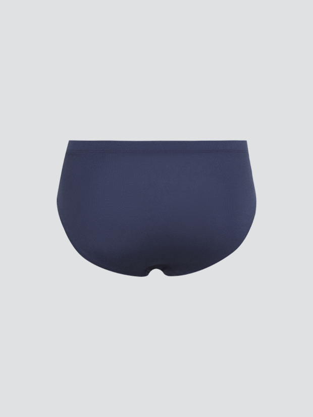 Moške slip spodnjice iz eko bombaža MODRE