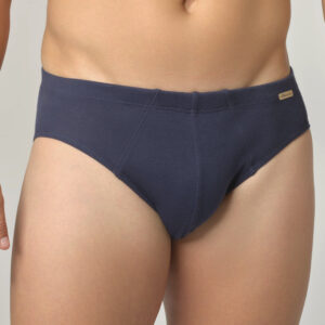 Moške slip spodnjice iz eko bombaža MODRE