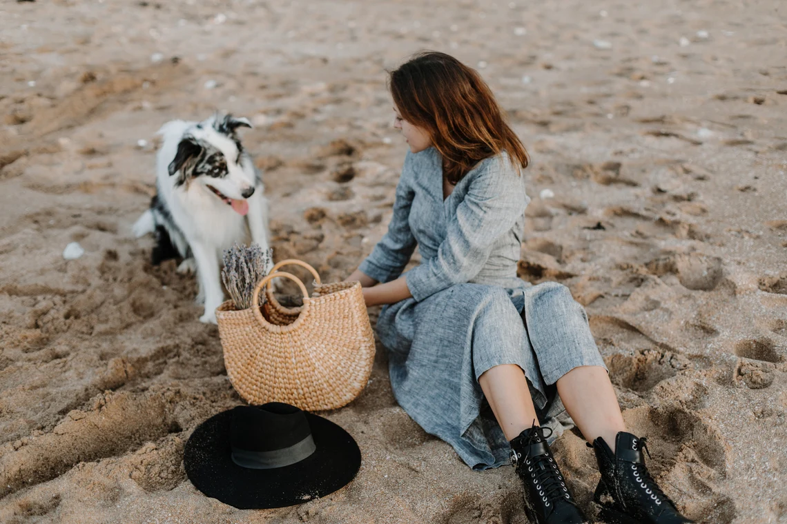 Obleka na preklop DR 1201 , 100% lan