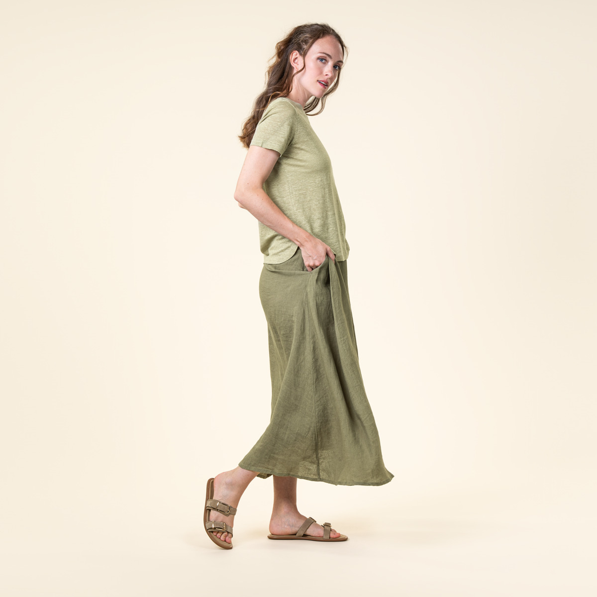 Ženski TS KR 100% lan ANIS L Ženski TS KR 100% lan ANIS L