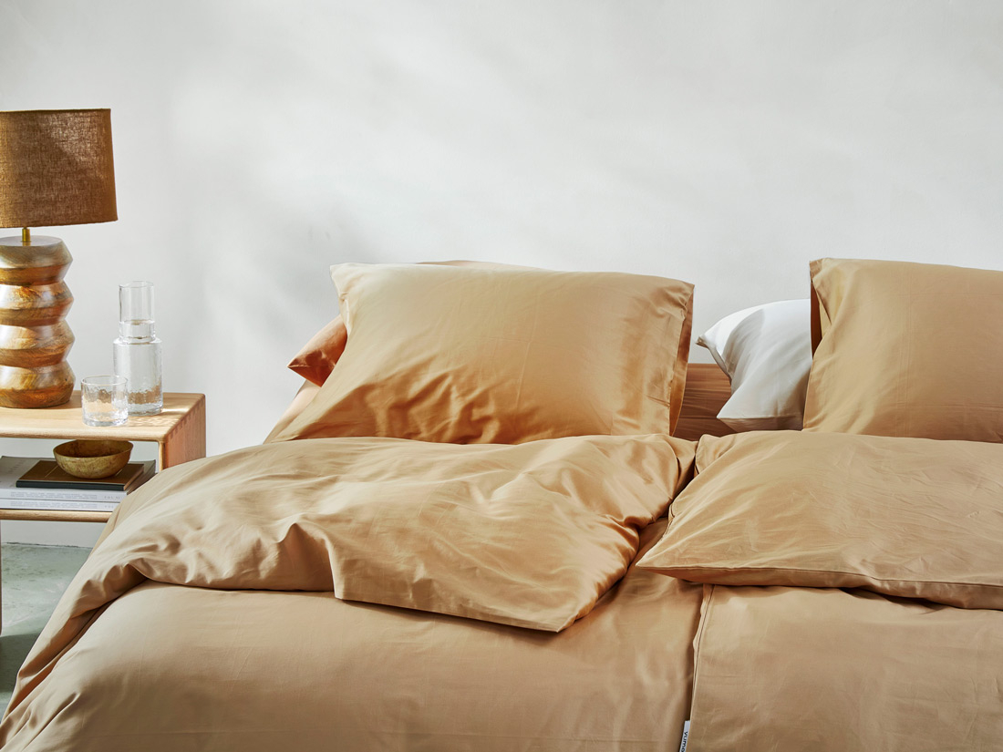 Posteljnina ekološki bombaž saten HONEY več dimenzij Posteljnina ekološki bombaž saten HONEY več dimenzij