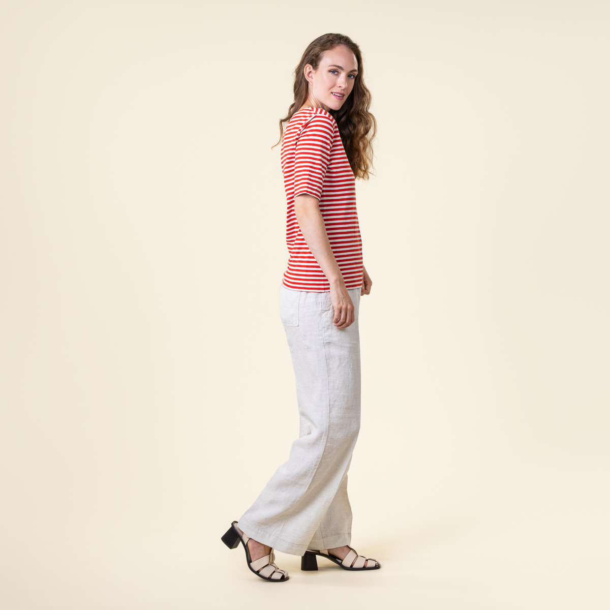 Ženska majica iz 100% eko bombaža črte RED M Ženska majica iz 100% eko bombaža črte RED M