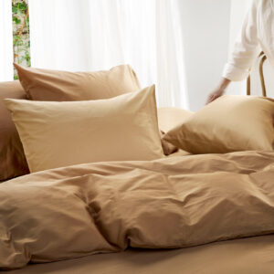Posteljnina ekološki bombaž saten CARAMEL več dimenzij Posteljnina ekološki bombaž saten CARAMEL več dimenzij
