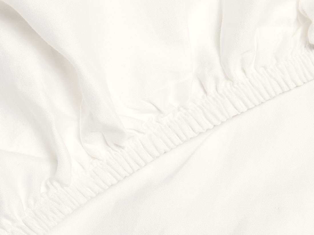 Jogi rjuha ekološki bombaž saten TOPLA BELA več dimenzij Jogi rjuha ekološki bombaž saten TOPLA BELA več dimenzij