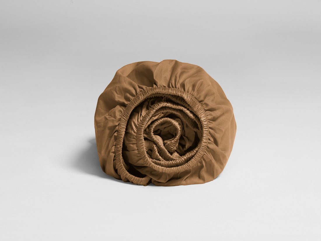 Jogi rjuha ekološki bombaž saten CARAMEL več dimenzij Jogi rjuha ekološki bombaž saten CARAMEL več dimenzij