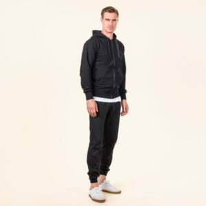 EKO Bombažna Moška Jopica ČRNA