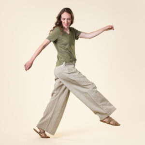 Ženski TS KR 100% lan SAGE Ženski TS KR 100% lan SAGE