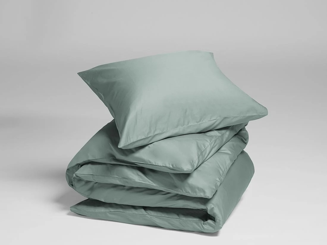 Posteljnina ekološki bombaž saten SEA GREEN več dimenzij Posteljnina ekološki bombaž saten SEA GREEN več dimenzij