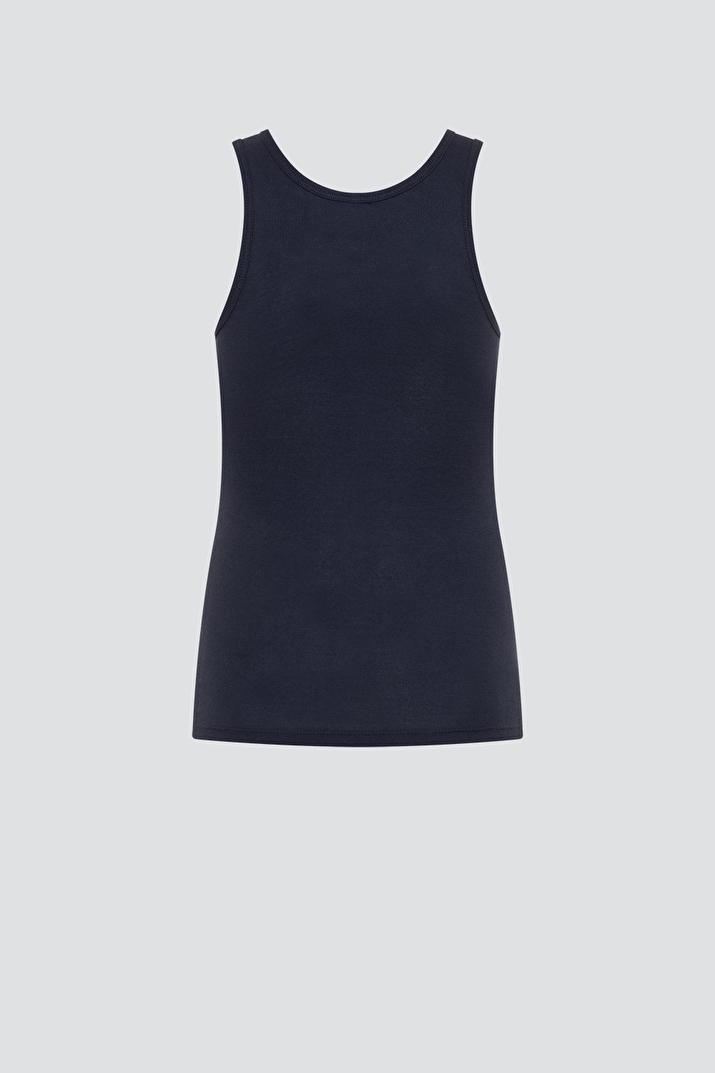 Eko Bombažna otroška spodnja majica MODRA 104-164 Eko Bombažna otroška spodnja majica MODRA 104-164