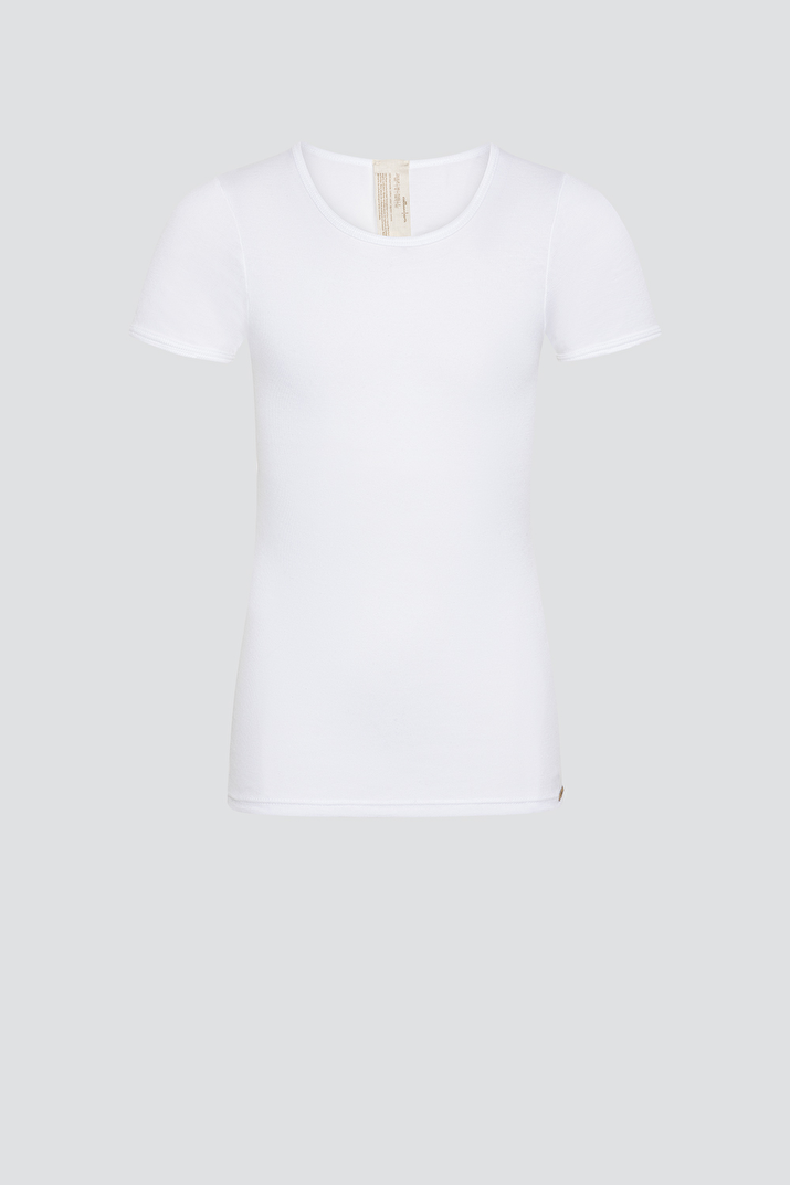 Eko Bombažna otroška majica KR BELA 104-164