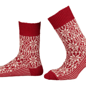 Nogavice iz 100% volne rdeče Nogavice iz 100% volne rdeče