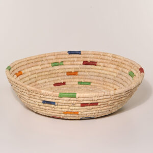 Košara palma okrogla Fair Trade