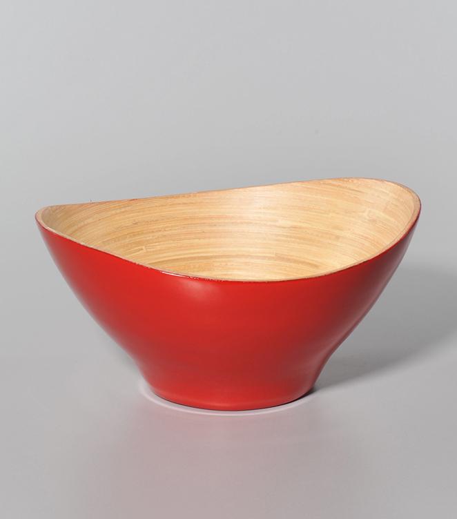 Skleda bambus, rdeča Fair Trade Skleda bambus, rdeča Fair Trade