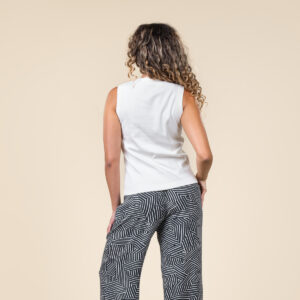 Ženski top iz 100% eko bombaža CREAM Ženski top iz 100% eko bombaža CREAM