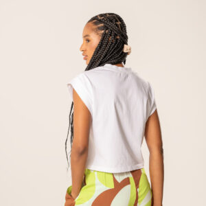 Ženska majica iz 100% eko bombaža BELA XS Ženska majica iz 100% eko bombaža BELA XS