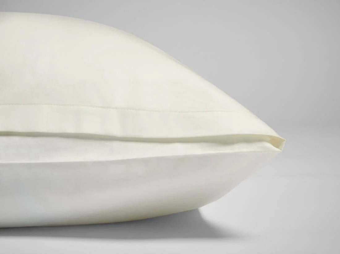 Posteljnina ekološki bombaž saten TOPLA BELA več dimenzij