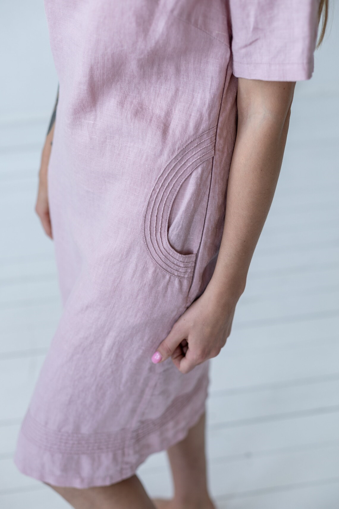 Obleka KR 1208, 100% lan Obleka KR 1208, 100% lan