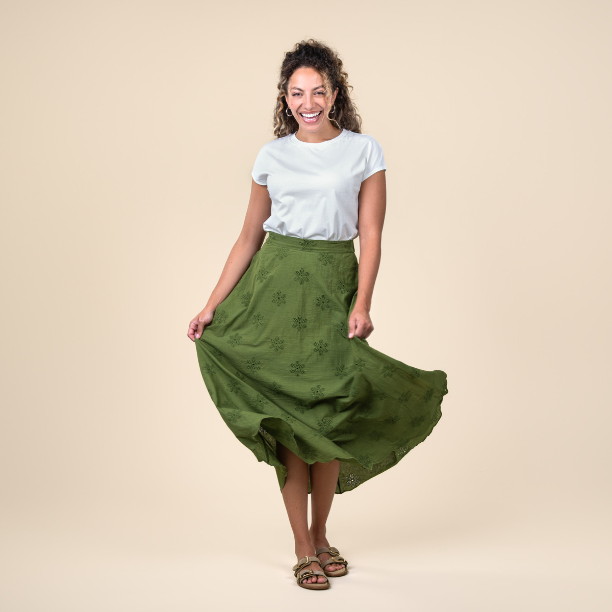 Žensko krilo 100% ekološki bombaž ZELENA Žensko krilo 100% ekološki bombaž ZELENA