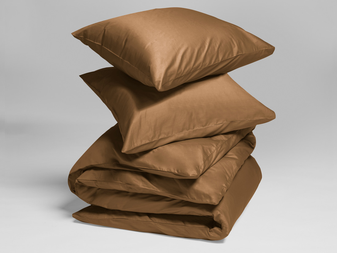 Posteljnina ekološki bombaž saten CARAMEL več dimenzij Posteljnina ekološki bombaž saten CARAMEL več dimenzij