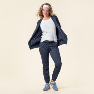 EKO Bombažne Ženske Hlače NAVY EKO Bombažne Ženske Hlače NAVY