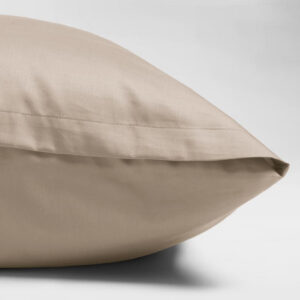 Posteljnina ekološki bombaž saten WARM TAUPE več dimenzij