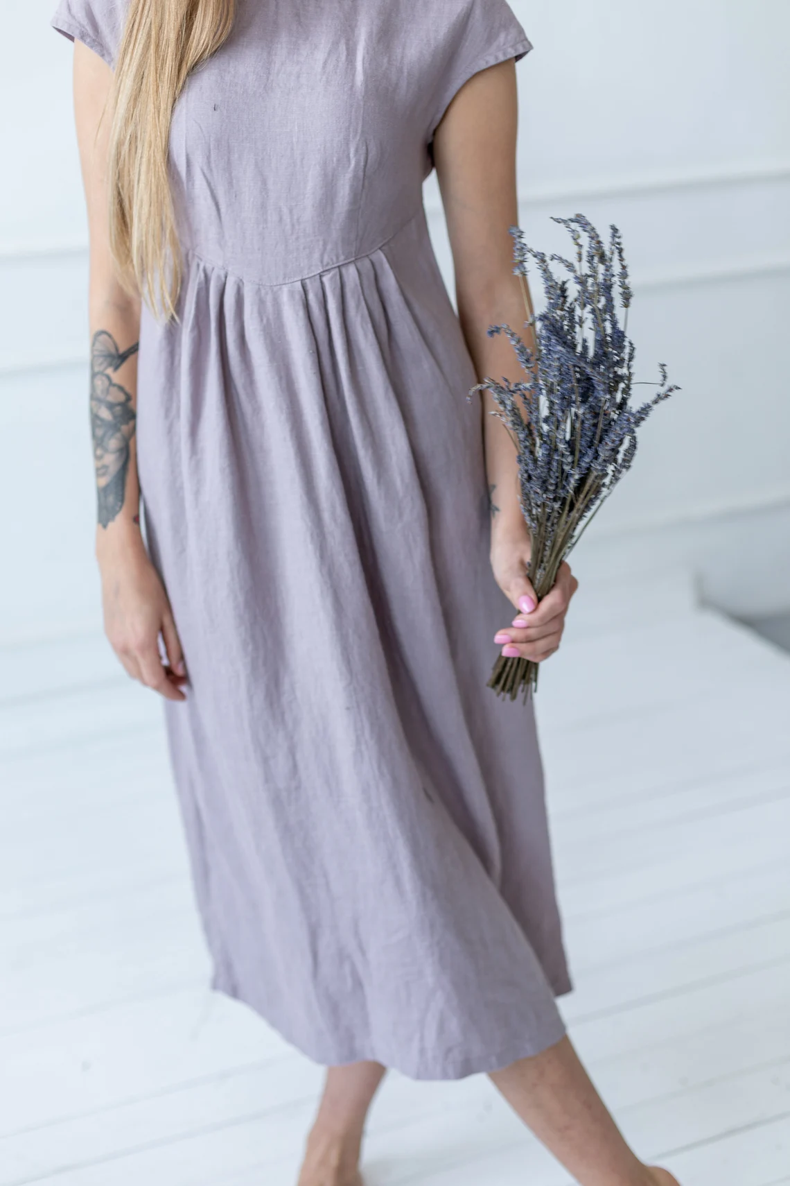 Obleka KR 1207, 100% lan Obleka KR 1207, 100% lan