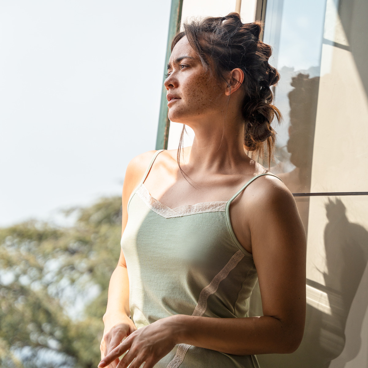 Ženska spalna srajca iz 100% eko bombaža L