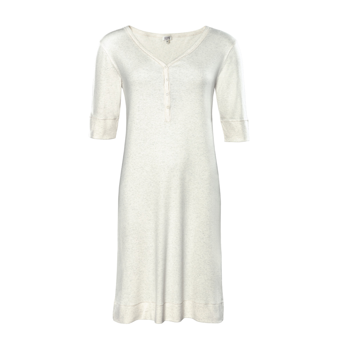 Ženska spalna srajca iz 100% eko bombaža NATUR MELANGE Ženska spalna srajca iz 100% eko bombaža NATUR MELANGE