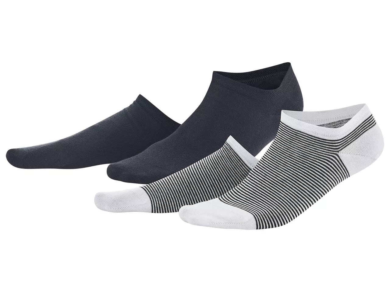 Nogavice ženske črne črtaste 2 kom Nogavice ženske črne črtaste 2 kom