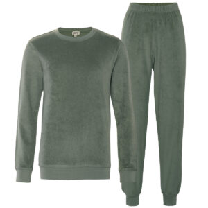 Ženska pižama iz 100% eko bombaža frotir ZELENA Ženska pižama iz 100% eko bombaža frotir ZELENA