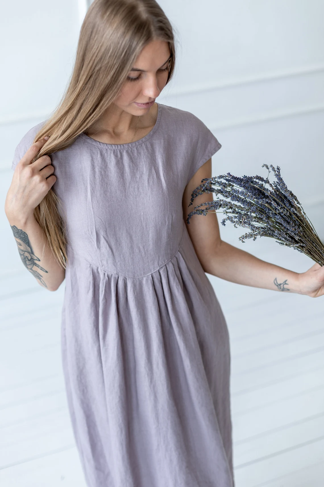 Obleka KR 1207, 100% lan Obleka KR 1207, 100% lan