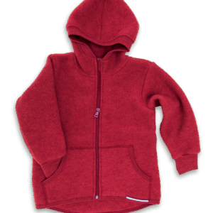 Otroška jakna s kapuco jasper - flis 100% volna od 116-140