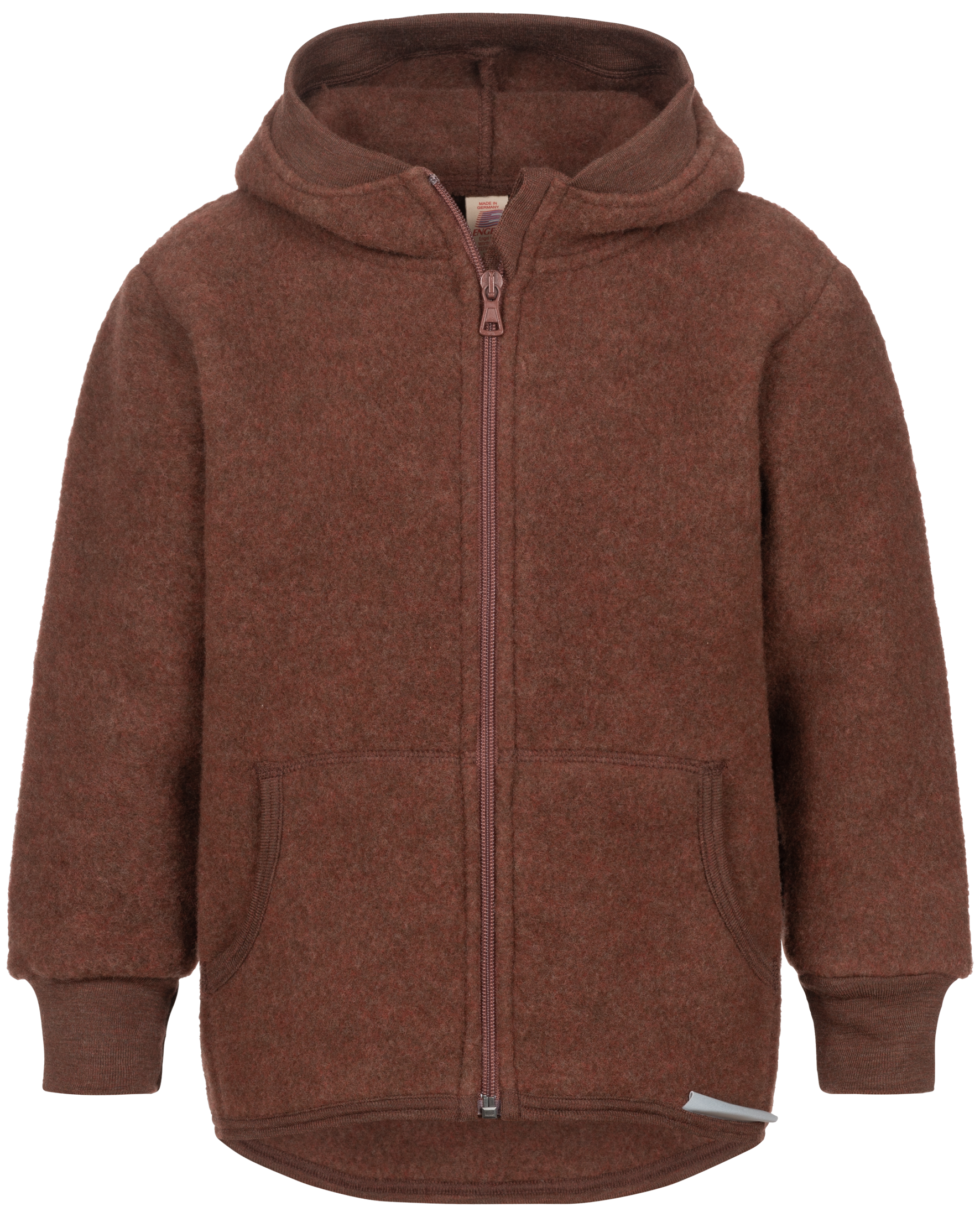 Otroška jakna s kapuco cinnamon - flis 100% volna od 116-140 Otroška jakna s kapuco cinnamon - flis 100% volna od 116-140