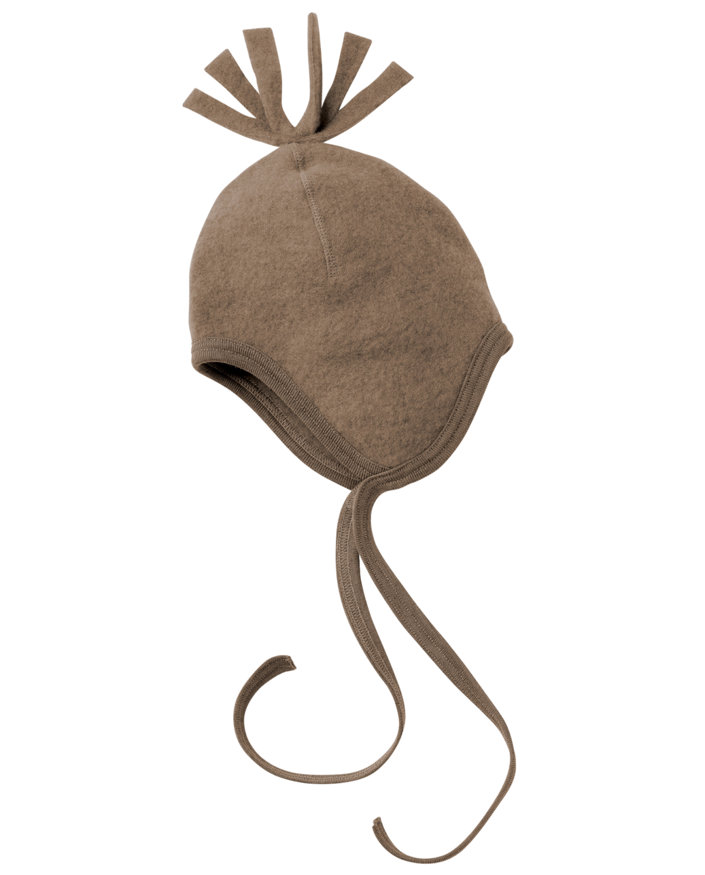 Kapa za otroke, walnut - flis 100% volna od 74-92 Kapa za otroke, walnut - flis 100% volna od 74-92