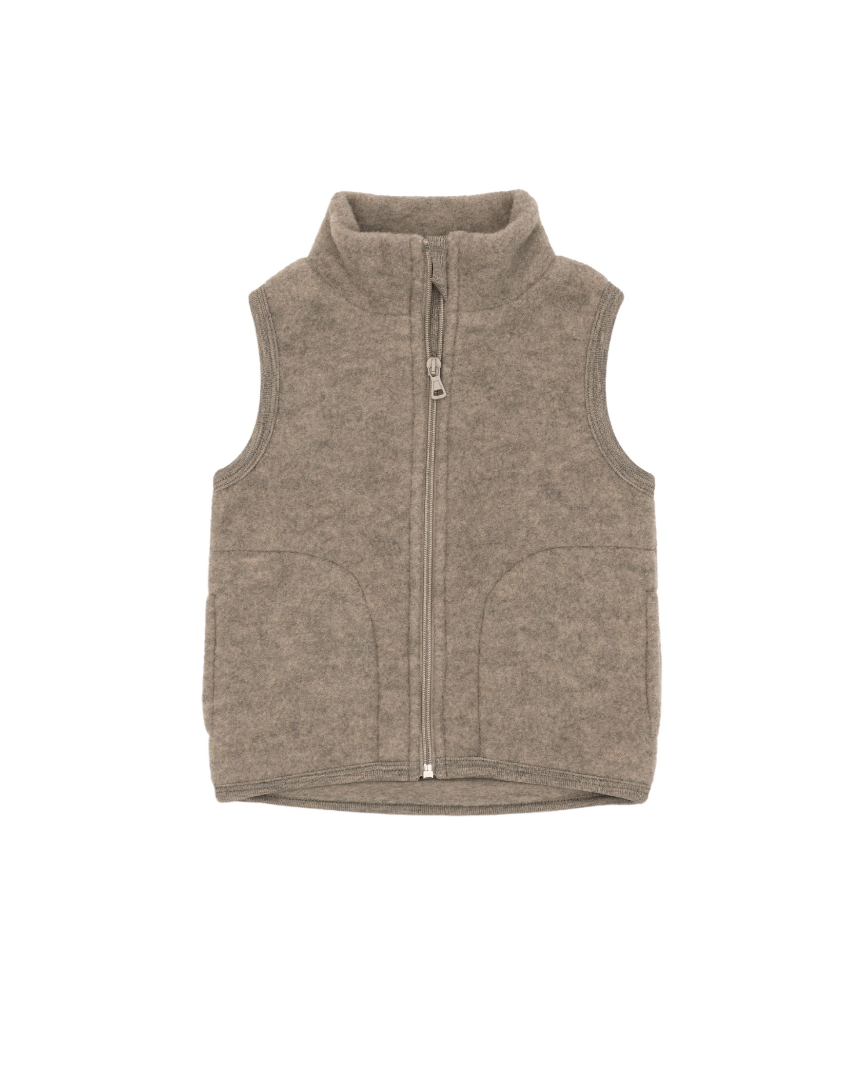 Otroški brezrokavnik walnut - flis 100% volna od 104-140