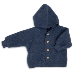 Otroška jopa/jakna s kapuco blue - flis 100% volna od 50-116 Otroška jopa/jakna s kapuco blue - flis 100% volna od 50-116