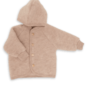 Otroška jopa/jakna s kapuco sand - flis 100% volna od 50-116 Otroška jopa/jakna s kapuco sand - flis 100% volna od 50-116