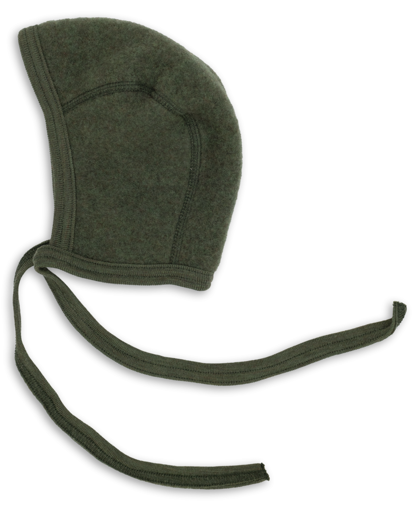 Kapa za dojenčke, zelena - flis 100% volna od 50-68 Kapa za dojenčke, zelena - flis 100% volna od 50-68