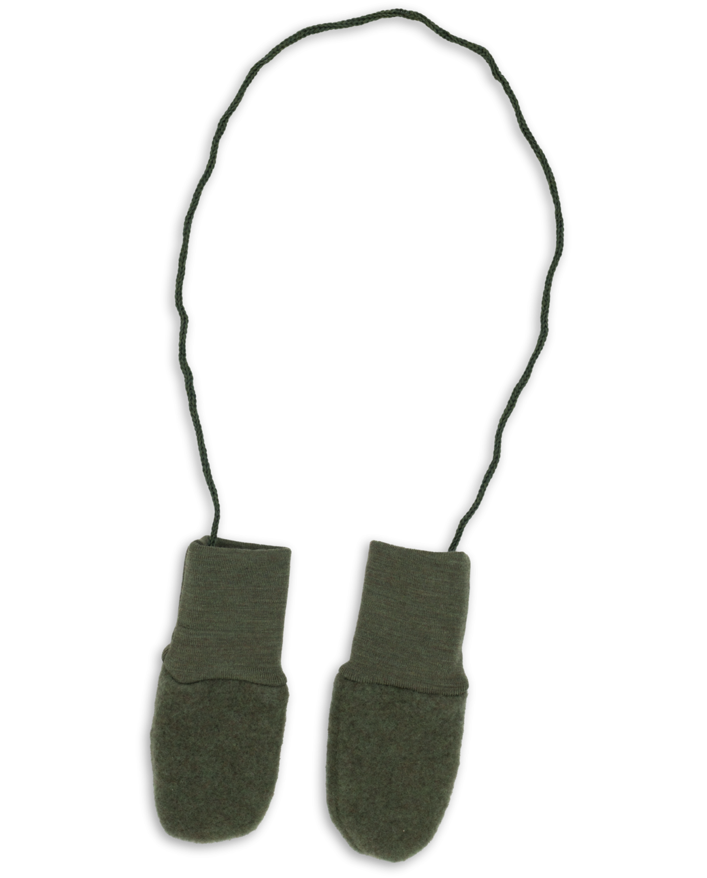 Rokavičke za dojenčke, zelene- flis 100% volna št. 1 Rokavičke za dojenčke, zelene- flis 100% volna št. 1