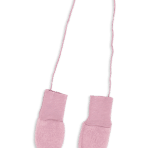 Rokavičke za dojenčke, roza - flis 100% volna št. 1 Rokavičke za dojenčke, roza - flis 100% volna št. 1
