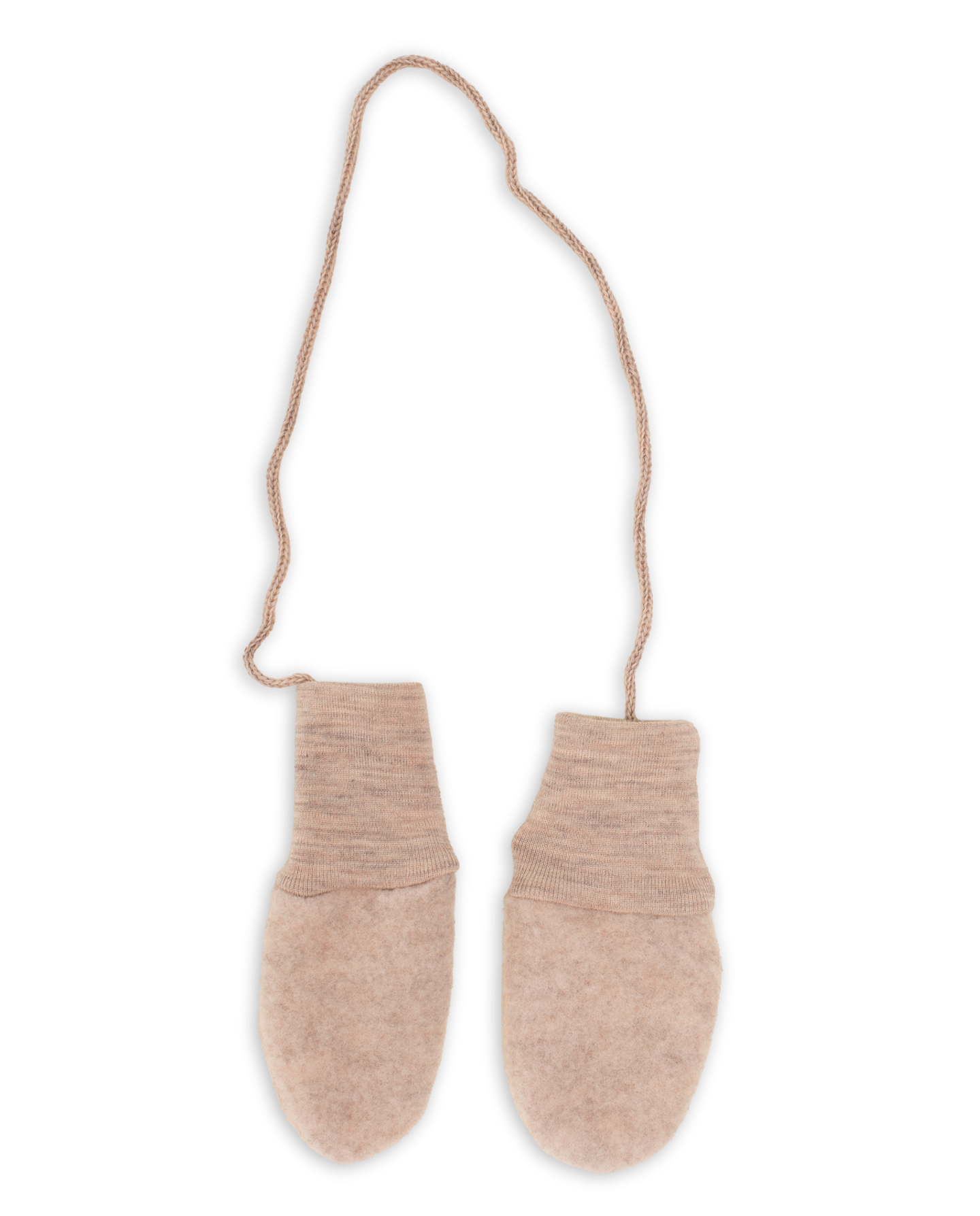 Rokavičke za dojenčke, sand - flis 100% volna št. 1 Rokavičke za dojenčke, sand - flis 100% volna št. 1