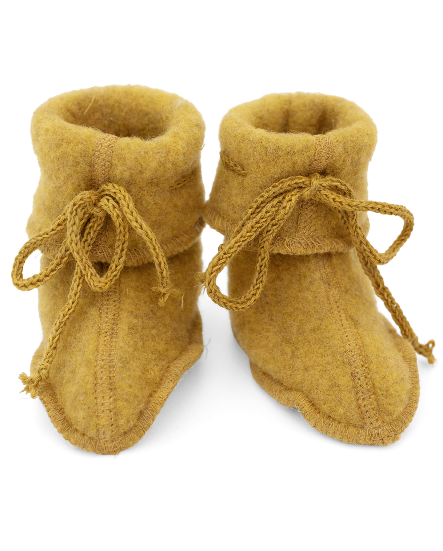 Škorenjčki za dojenčke, saffron - flis 100% volna od 50-68 Škorenjčki za dojenčke, saffron - flis 100% volna od 50-68