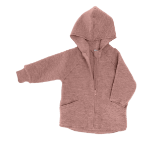 Otroška jakna, rosa 100% kuhana volna od 74-116 Otroška jakna, rosa 100% kuhana volna od 74-116