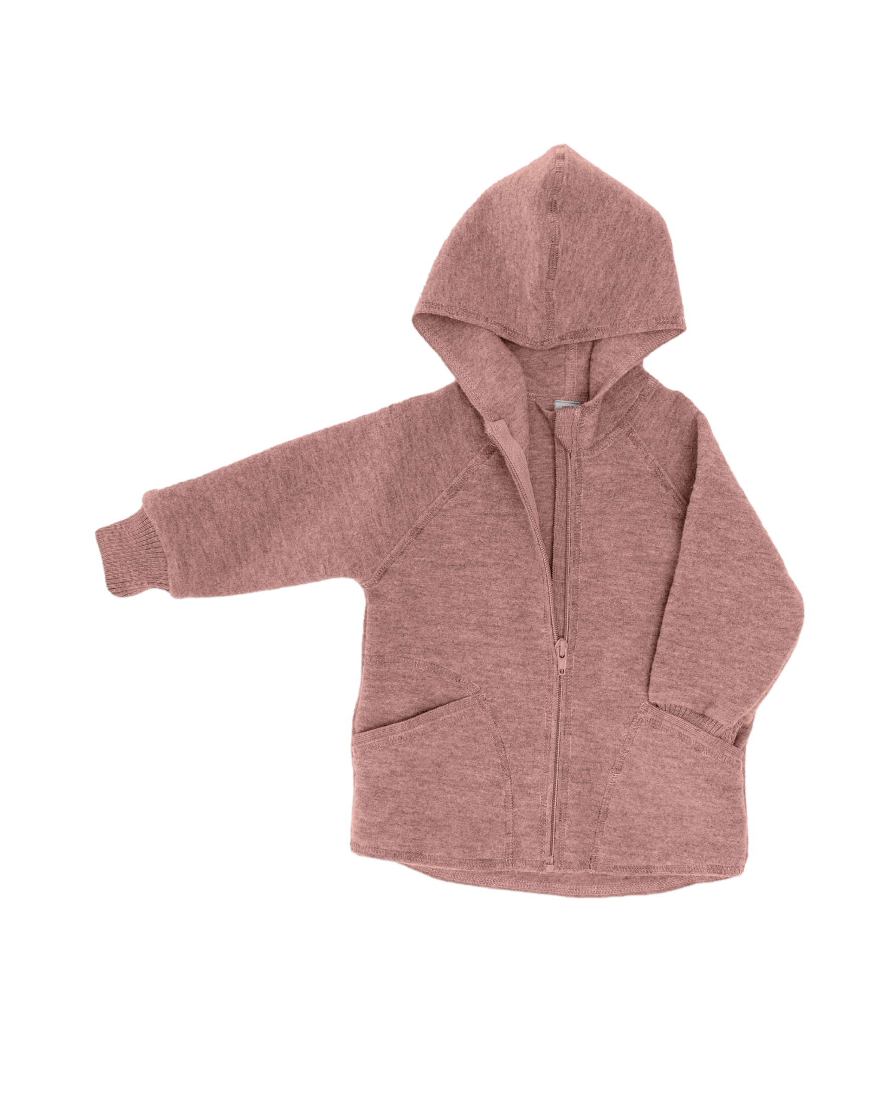 Otroška jakna, rosa 100% kuhana volna od 74-116 Otroška jakna, rosa 100% kuhana volna od 74-116